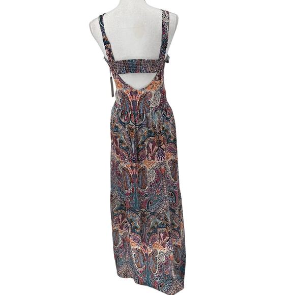 NEW Dex Crown Flower Tiered Sleeveless Maxi Dress Sz XL - Picture 3 of 9